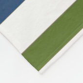 Nautical Stripe Fleece Blanket (Hoek)