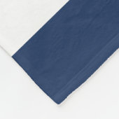 Nautical striped deken - gepersonaliseerd (Hoek)