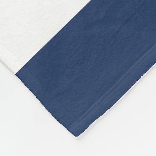 Nautical striped deken - gepersonaliseerd (Hoek)