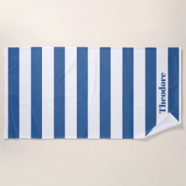 Nautical Striped Strandlaken