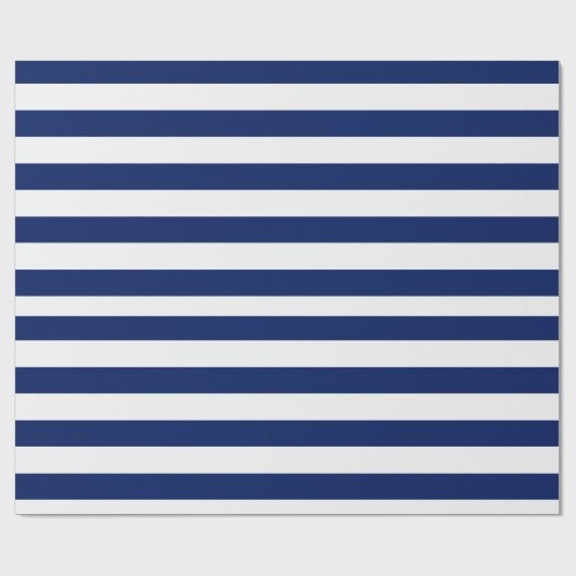 Nautical Stripes Cadeaupapier (Vlak)