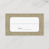 Nautical Stripes en Anker Zitplaatsen Kaarten Plaatskaartje (Achterkant)