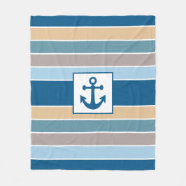 Nautical Stripes fleece dekens