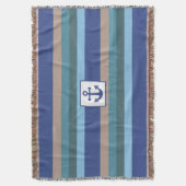 Nautical Stripes gootdeken Deken (Voorkant Verticaal)