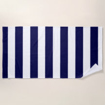 Nautical Stripes Navy Blauw en Wit