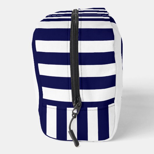 Nautical Stripes Navy Blauw en Wit Toilettasje (Rechts)
