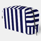 Nautical Stripes Navy Blauw en Wit Toilettasje (Rechterhoek)
