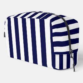 Nautical Stripes Navy Blauw en Wit Toilettasje