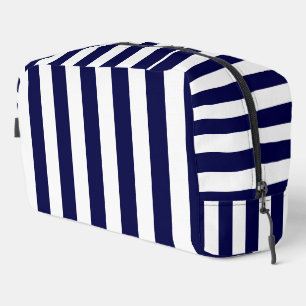Nautical Stripes Navy Blauw en Wit Toilettasje