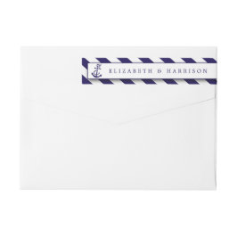 Nautical Stripes & Navy Blue Anchor Wedding
