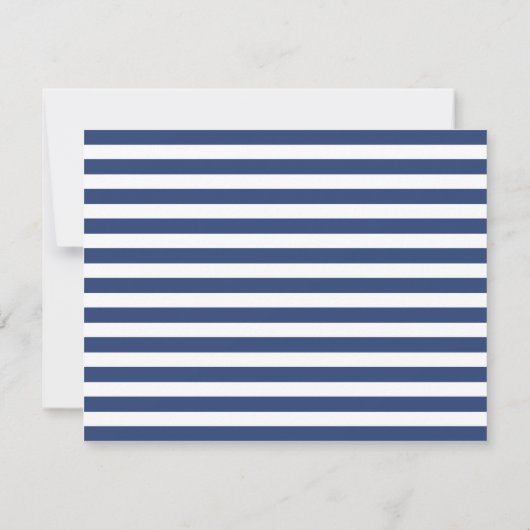 Nautical Stripes Save the Date (Achterkant)