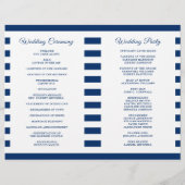 Nautical Stripes Steering Wheel Weddenschap Progra (Achterkant)