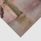 Nautical Summer Beach Front Pink Brown Waterverf Tissuepapier (Detail)