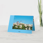 Nautical Summer Birthday Nubble Maine Lighthouder  Kaart (Achterkant)