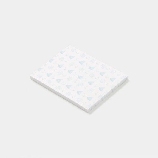 Nautical Summer Fun Pattern Post-it® Notes (Schuin)