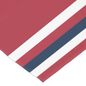 Nautical Table Runner Red White en Blue Korte Tafelloper (Hoek)