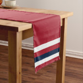 Nautical Table Runner Red White en Blue Korte Tafelloper (Voorbeeld)