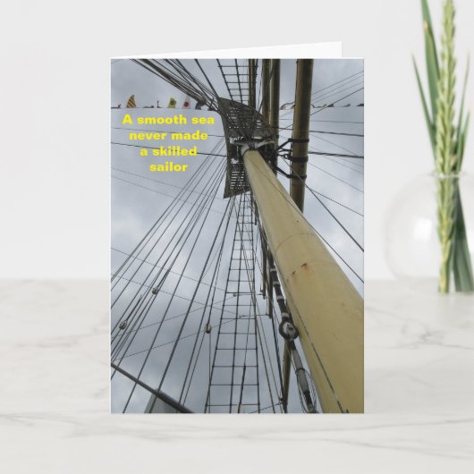 Nautical Tall Ship Kaart (Voorkant)