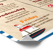 Nautical Teacher and Staff Appreciation sjabloon Poster (Hoek)