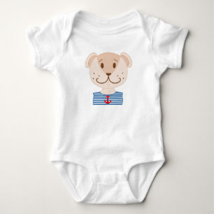 Nautical Teddy Bear Romper
