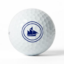 Nautical Tee Time Golf Balls