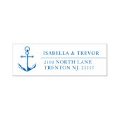 Nautical Theme Anker Custom Zelfinktende Stempel (Design)