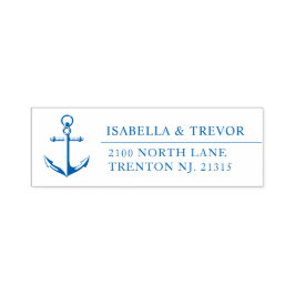 Nautical Theme Anker Custom Zelfinktende Stempel