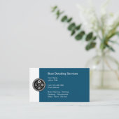 Nautical Theme Boating Visitekaartje (Staand voorkant)