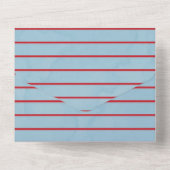 Nautical Theme Boy Baby shower All In One Uitnodiging (Achterkant)