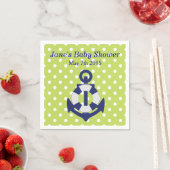 Nautical Theme Boy Baby shower servetten (Insitu)