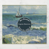 Nautical Theme Celebration Sparkling Wijnetiket (Enkel label)