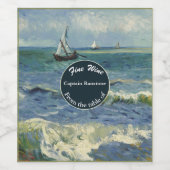 Nautical Theme Celebration Wijn Etiket (Enkel label)