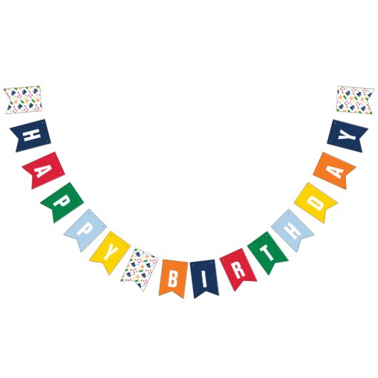 Nautical Theme Happy Birthday Banner (Alle)