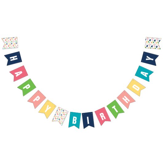 Nautical Theme Happy Birthday Banner Girl (Alle)