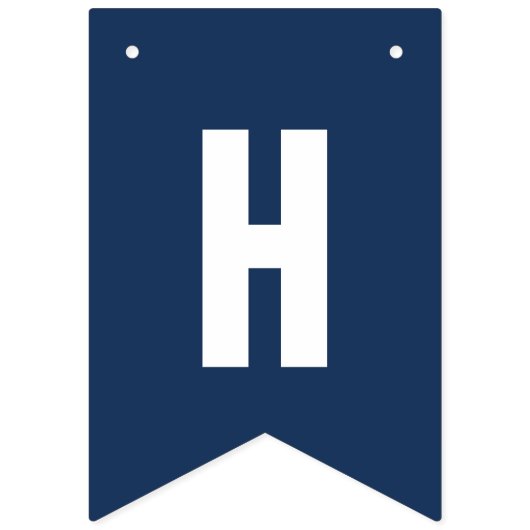 Nautical Theme Happy Birthday Banner Girl (Tweede vlag)