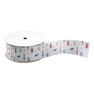 Nautical Theme Ribbon Grosgrain Lint