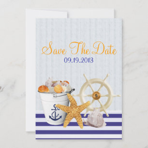 Nautical Theme Wedding Save the Date