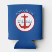 Nautical themed anchor name blikjeskoeler (Achterkant)