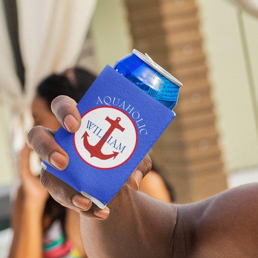 Nautical themed anchor name blikjeskoeler