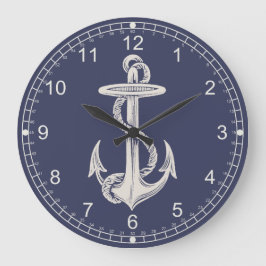 Nautical Themed Anchor Wall Clock Grote Klok