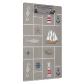 Nautical themed illustration klembord (Rechts)