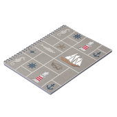 Nautical themed illustration notitieboek (Linkerzijde)