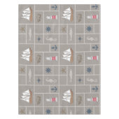 Nautical themed illustration tafelkleed (Voorkant)