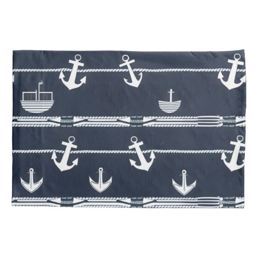 Nautical Themed Pillow cases Kussensloop (Achterkant)