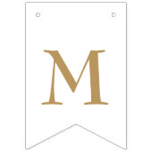 Nautical Thémw tegen Mrs-Bridal Bunting Banner (Derde vlag)