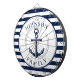 Nautical Thétaire Beach House Anchor Family Dartbord (Voorkant Rechts)