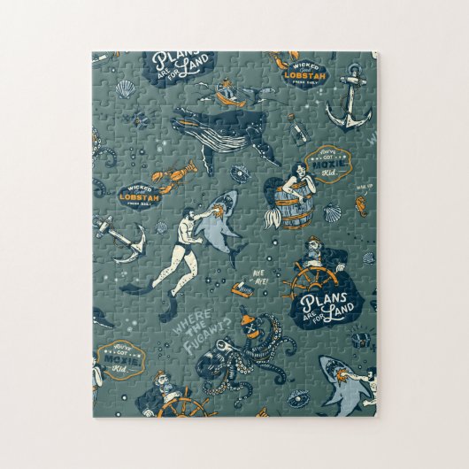 Nautical Thétaire New England Puzzle Legpuzzel (Verticaal)