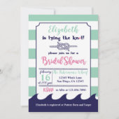 Nautical Thleed Bridal Shower Kaart (Voorkant)