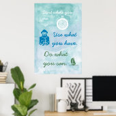 Nautical Thleed Motivation Poster (Thuiskantoor)