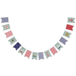 Nautical Thmed Bunting Flag Vlaggetjes